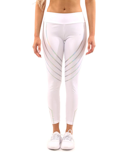 Laguna Leggings - White with Sculpted Fit and Comfort