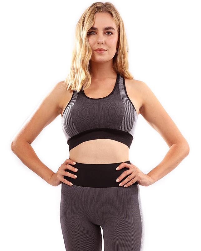 Arleta Seamless Sports Bra - Black for Ultimate Comfort