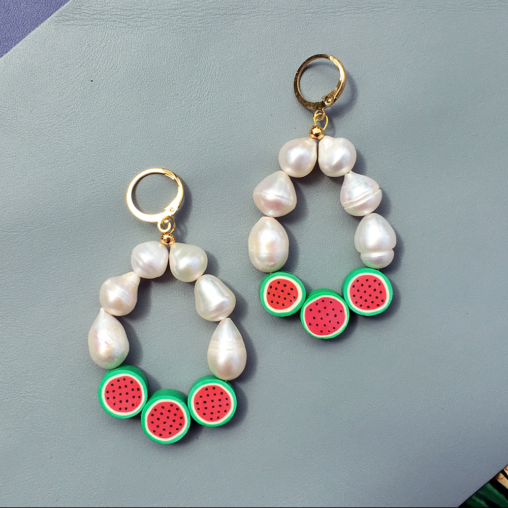 Pearl Fruit Earrings - Pick Your Own Juicy Style