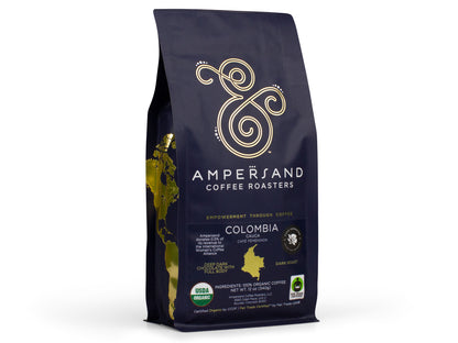 Organic Fair Trade Colombia Coffee, 12 oz - Dark & Bold