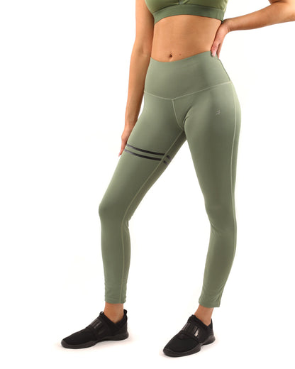 Huntington Set - Leggings & Sports Bra - Olive Green Activewear