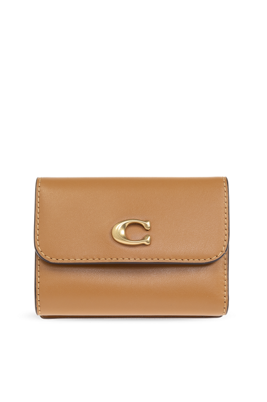 4372483 COACH Elegant Design Metal Logo Women's Wallet