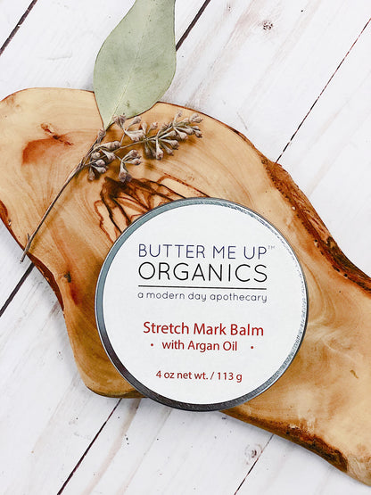 Organic Stretch Mark Body Butter with Argan Oil 4 oz