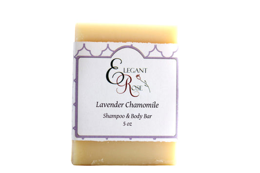 Lavender Chamomile Shampoo Bar - Natural Hair Care