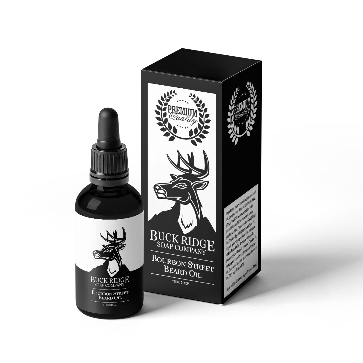 Buck Ridge Bourbon Street Premium Beard Oil - Stylemz