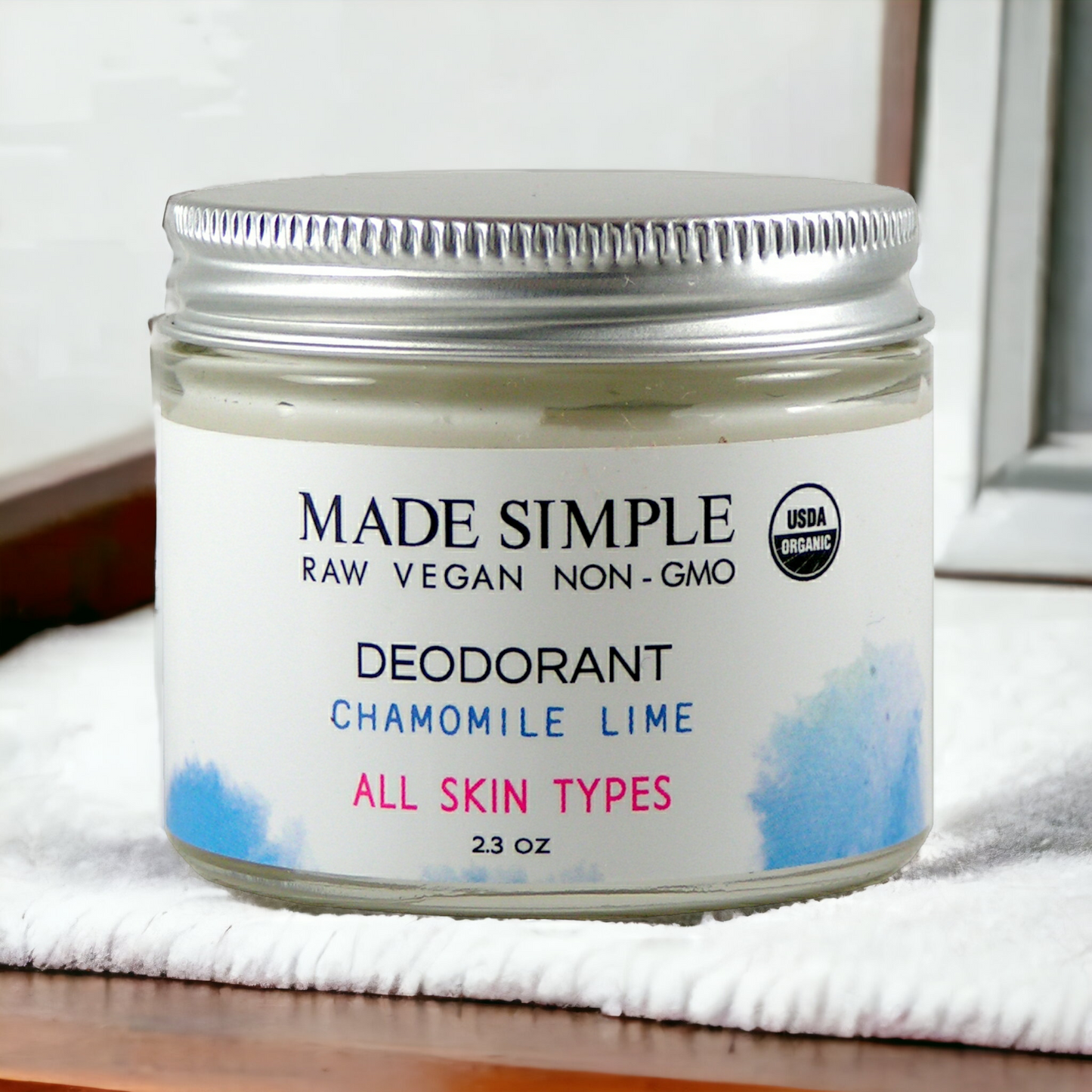 Chamomile Lime Deodorant - Organic & Vegan Formula