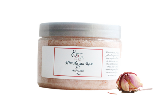 Himalayan Rose Salt Body Scrub - Moisturizing Glow