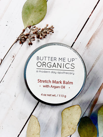 Organic Stretch Mark Body Butter with Argan Oil 4 oz