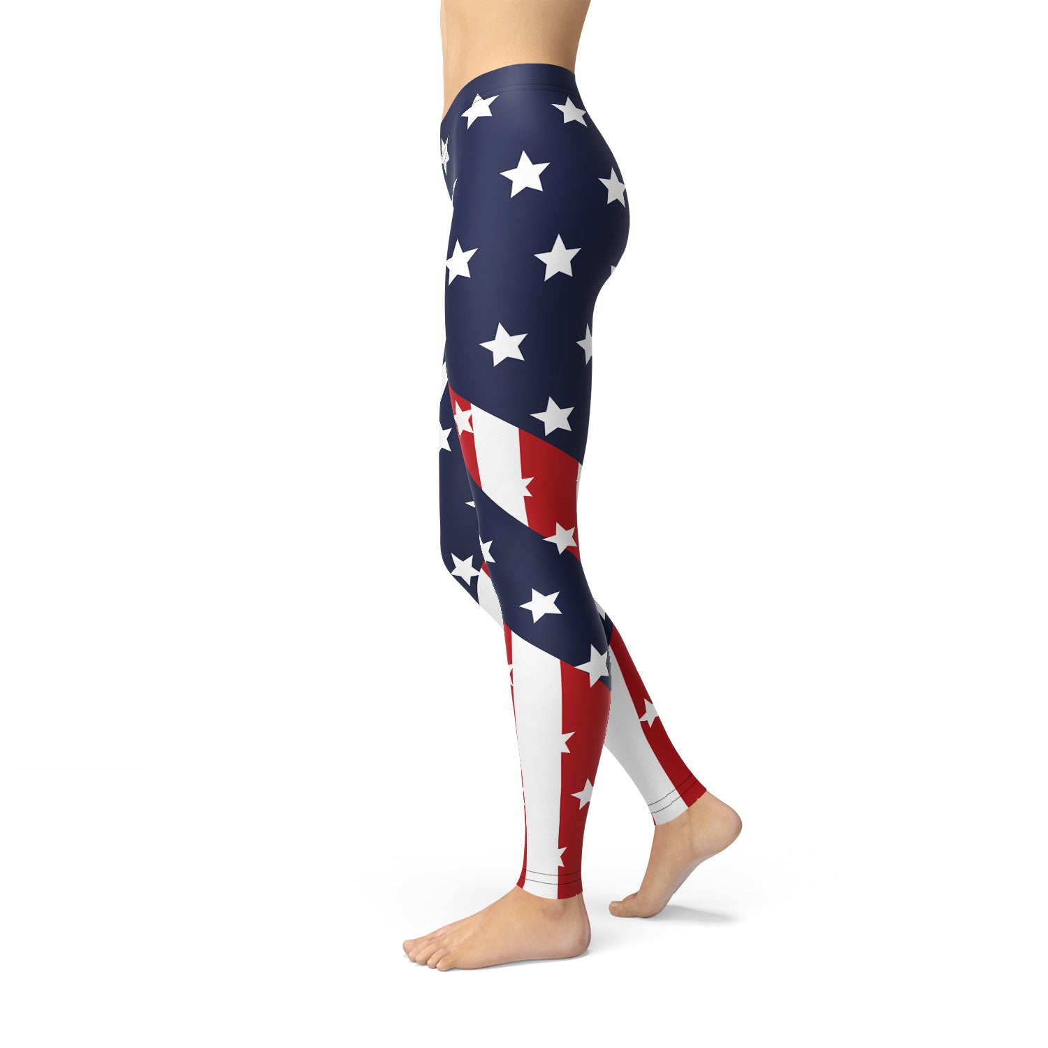 Womens American Flag Leggings - Stylemz