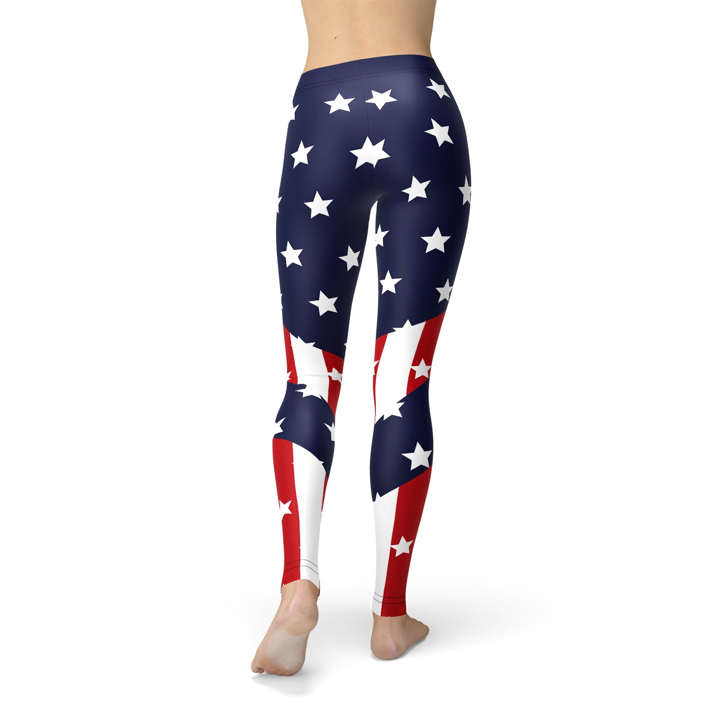 Womens American Flag Leggings - Stylemz