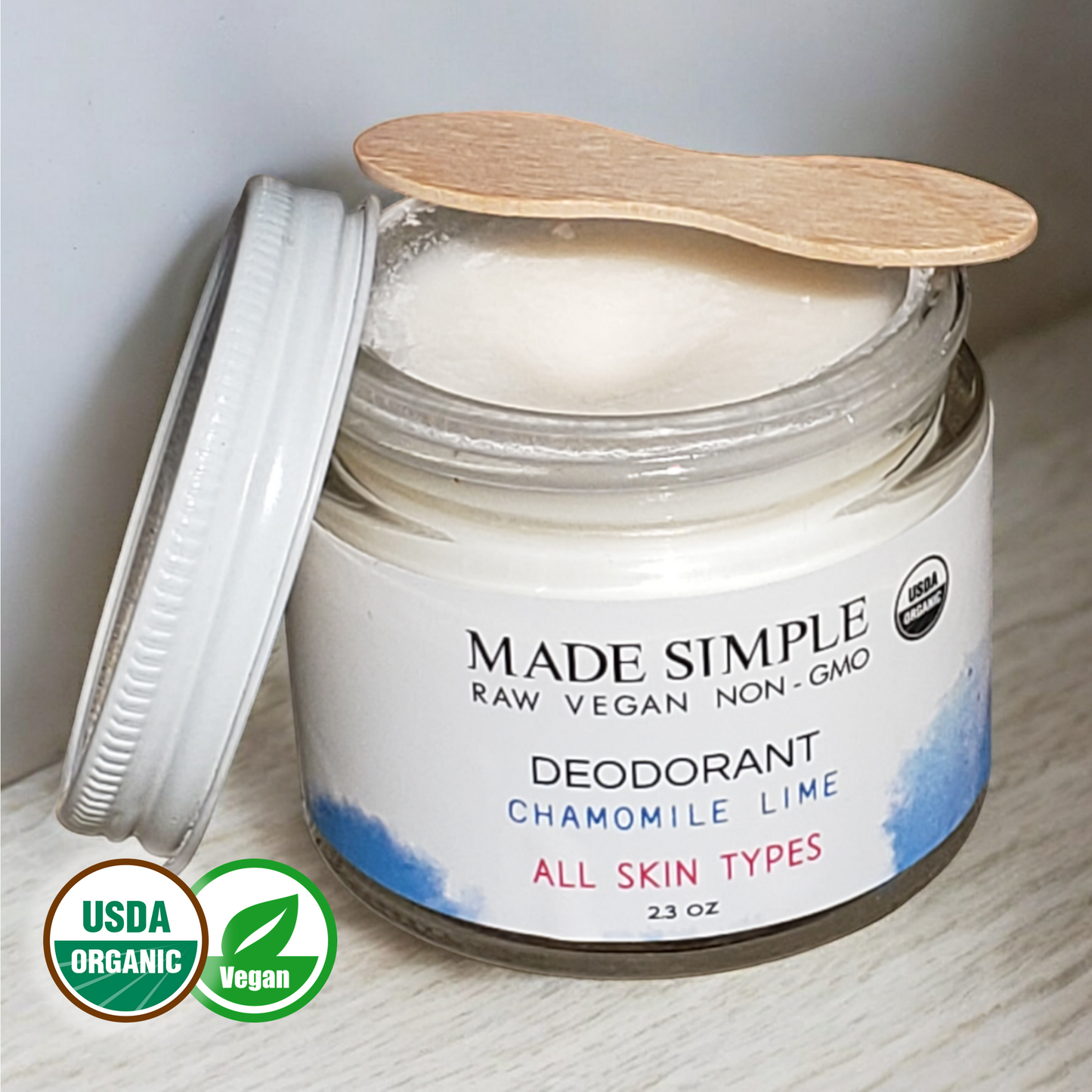 Chamomile Lime Deodorant - Organic & Vegan Formula