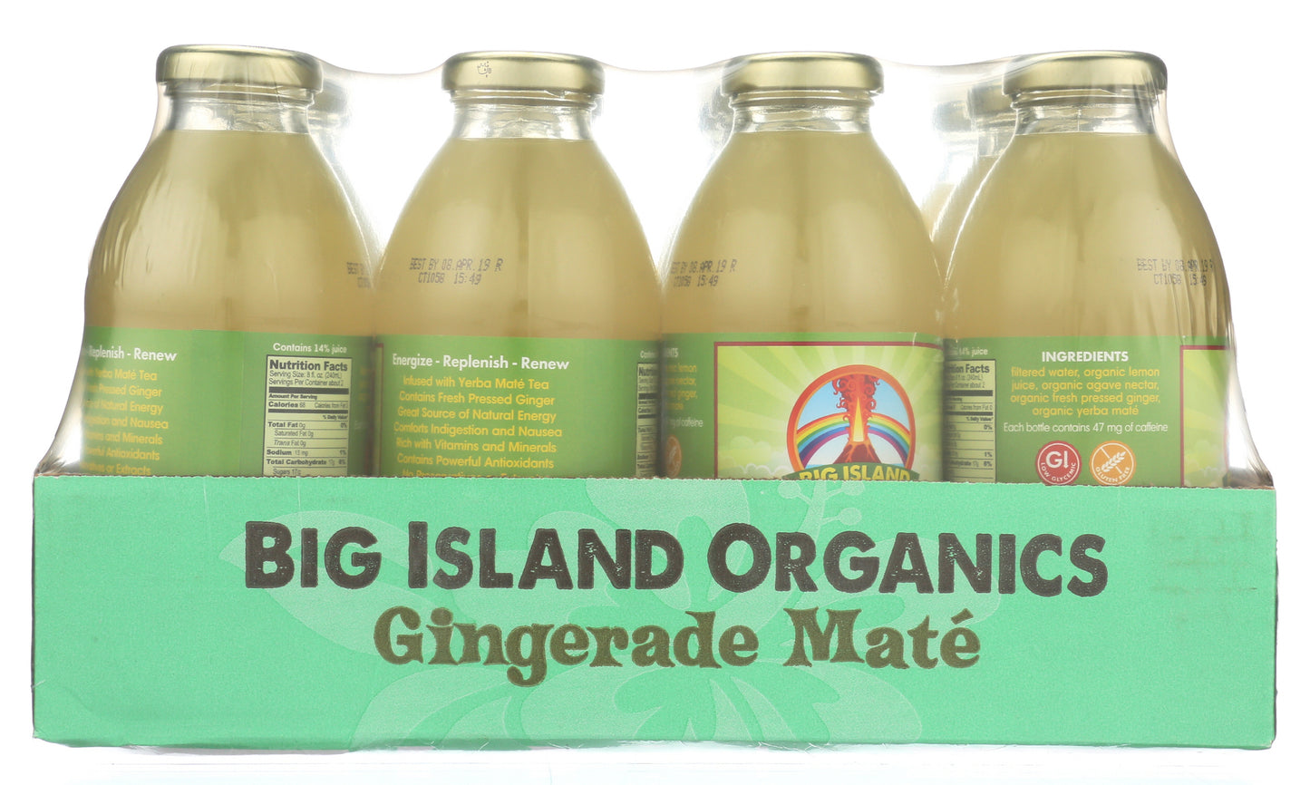 Gingerade Maté 16oz - 12pk for Energy and Wellness