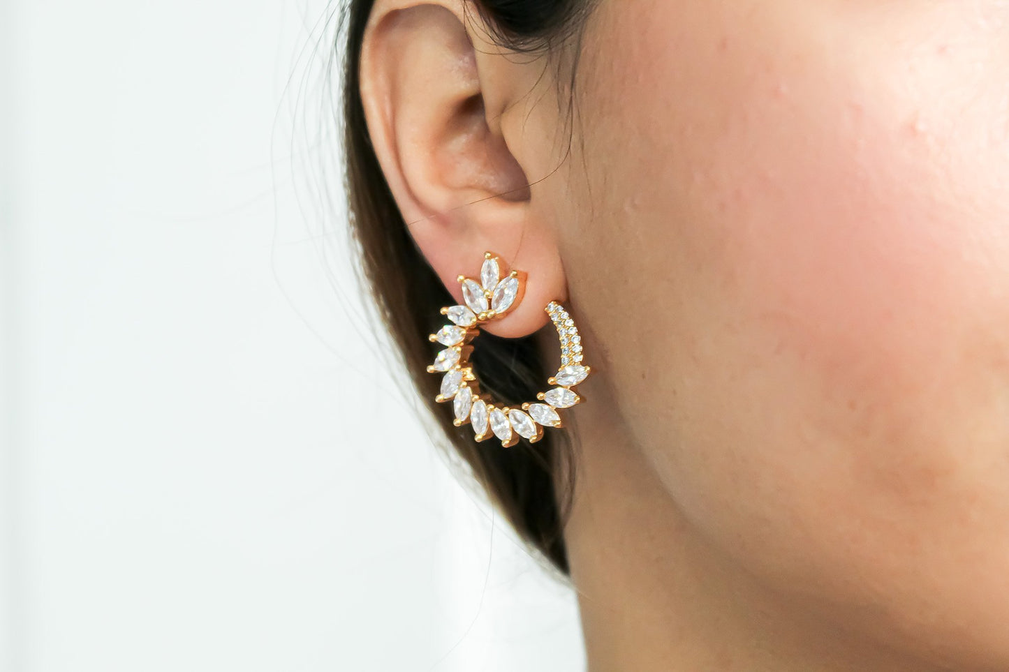 Golden Viper Earrings - Lightweight Gold Plated Style