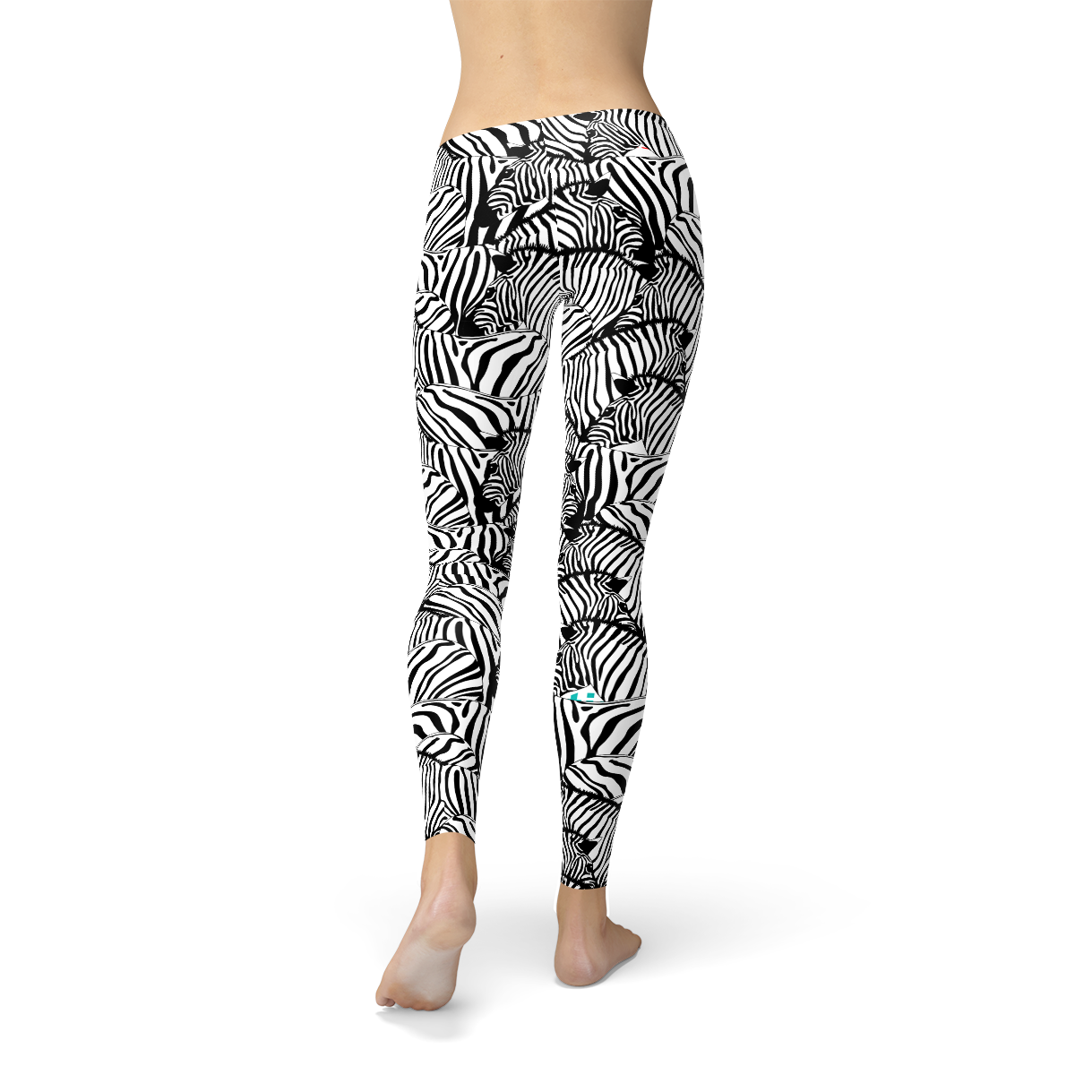 Womens Zebra Stripes Leggings - Stylemz