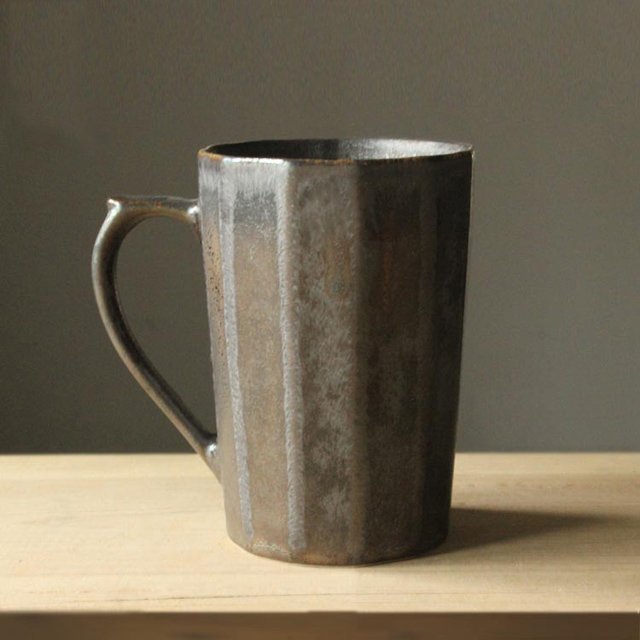 Handmade Multi-faceted Gilt Coffee Mug - Stylemz