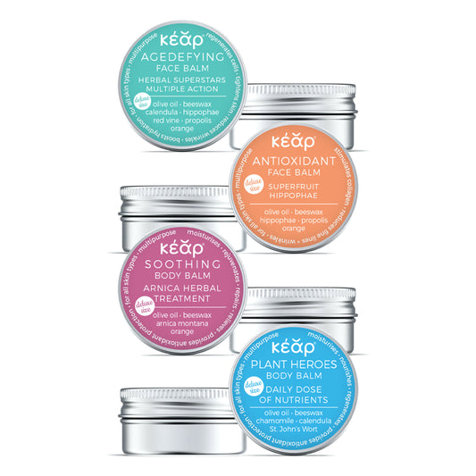 Kear Mini Balm Collection: Travel-Sized Skincare Bliss Set