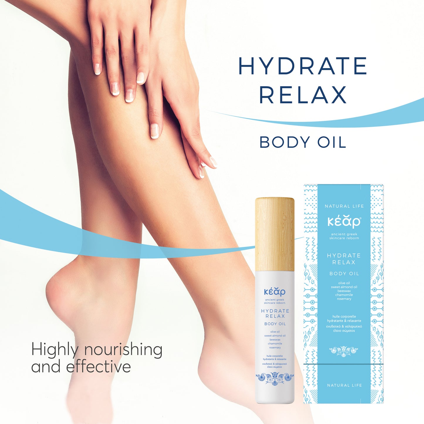 Hydrate & Chill: Kear Relax Body Oil for Deep Hydration