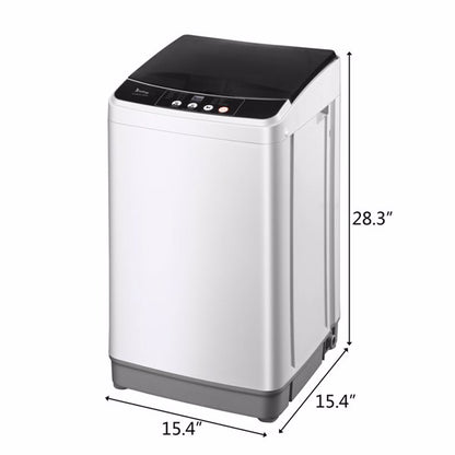 Full-Automatic Washing Machine Portable Compact Laundry Washer Spin