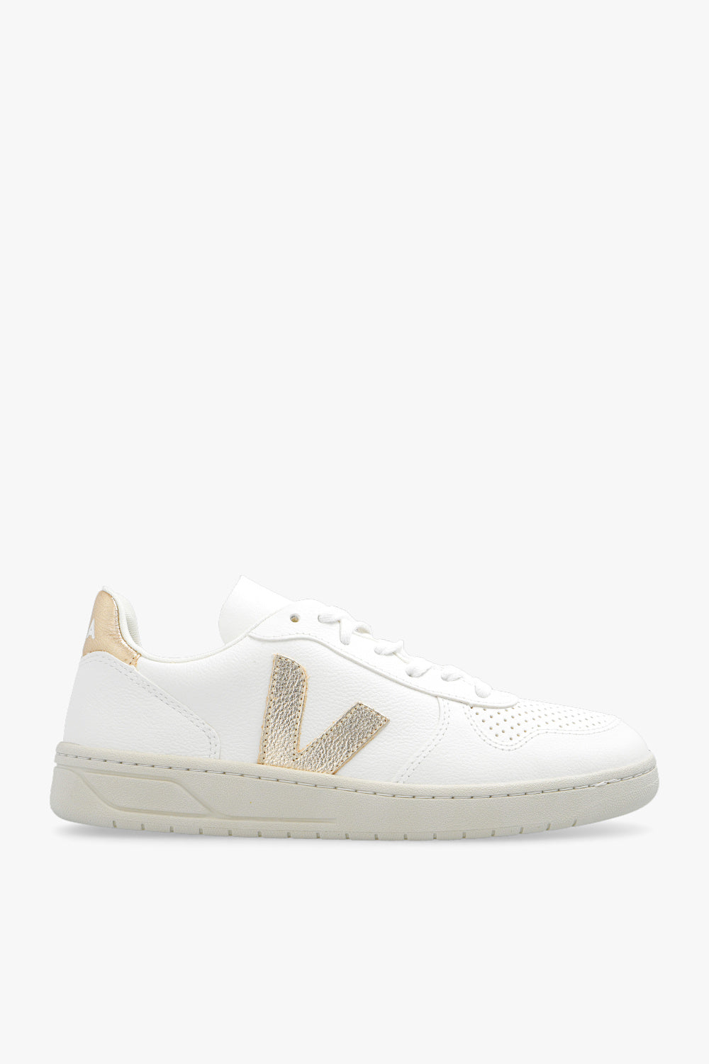 3979762 VEJA Fashion Trendy Women's Walking Shoes White Gold