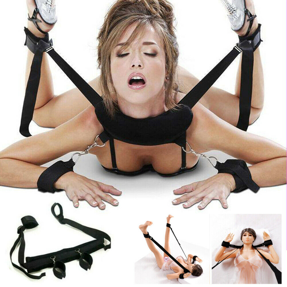 Under Bed Bondage Restraint System BDSM Wrist Ankle Straps