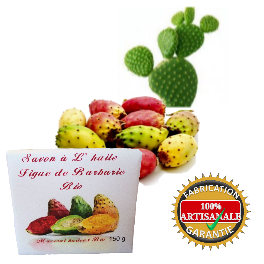 Organic Prickly Pear Soap (Macerate) 150 g - Nourishing & Anti-Aging