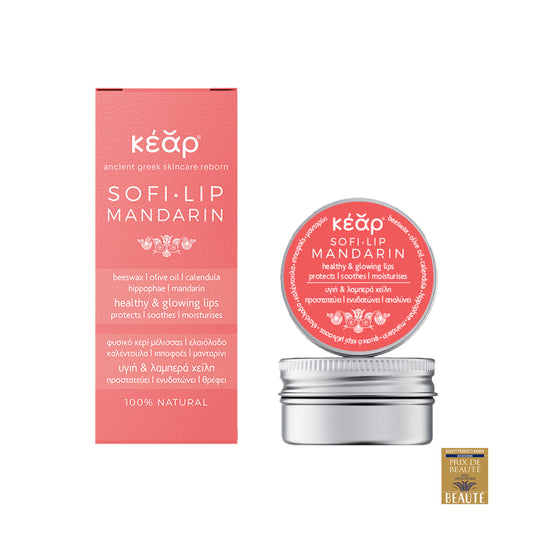 Kear SofiLip Apricot Lip Balm Duo 2 Pack for Soft Lips