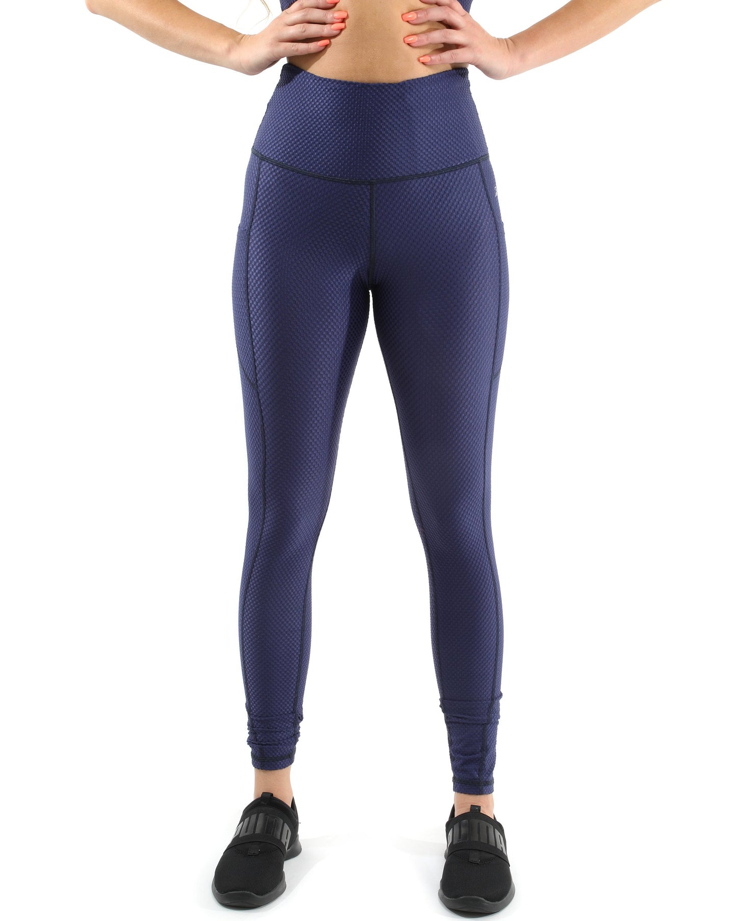 SALE 50 Percent OFF Venice Activewear Leggings Navy Made In Italy