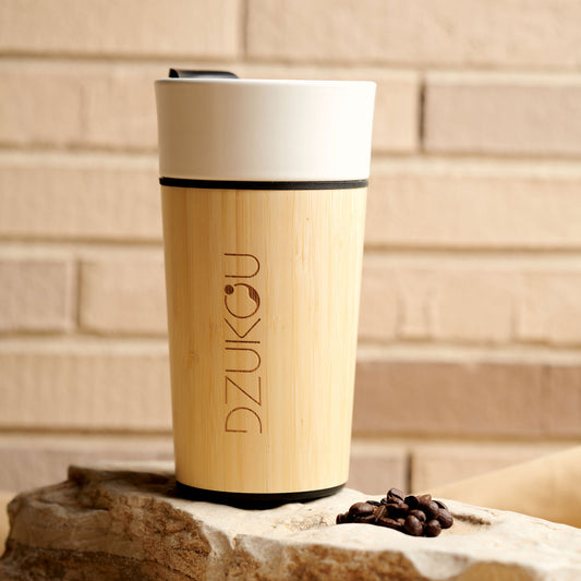 Mount Fuji Bamboo and Ceramic Coffee Tumbler 450 ml Eco-Friendly