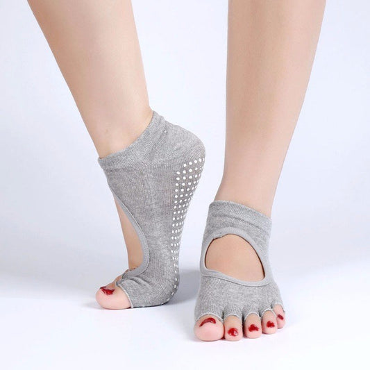 Breathable Anti-Slip Yoga Socks with Finger Holes