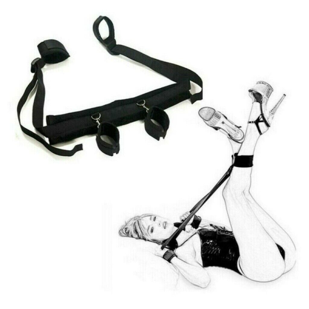 Under Bed Bondage Restraint System BDSM Wrist Ankle Straps