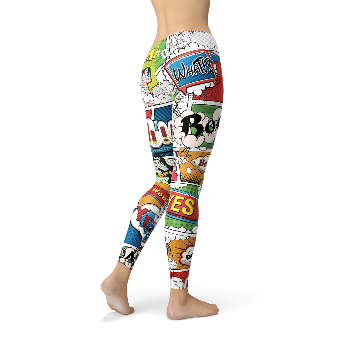 Womens Comic Book Leggings - Stylemz