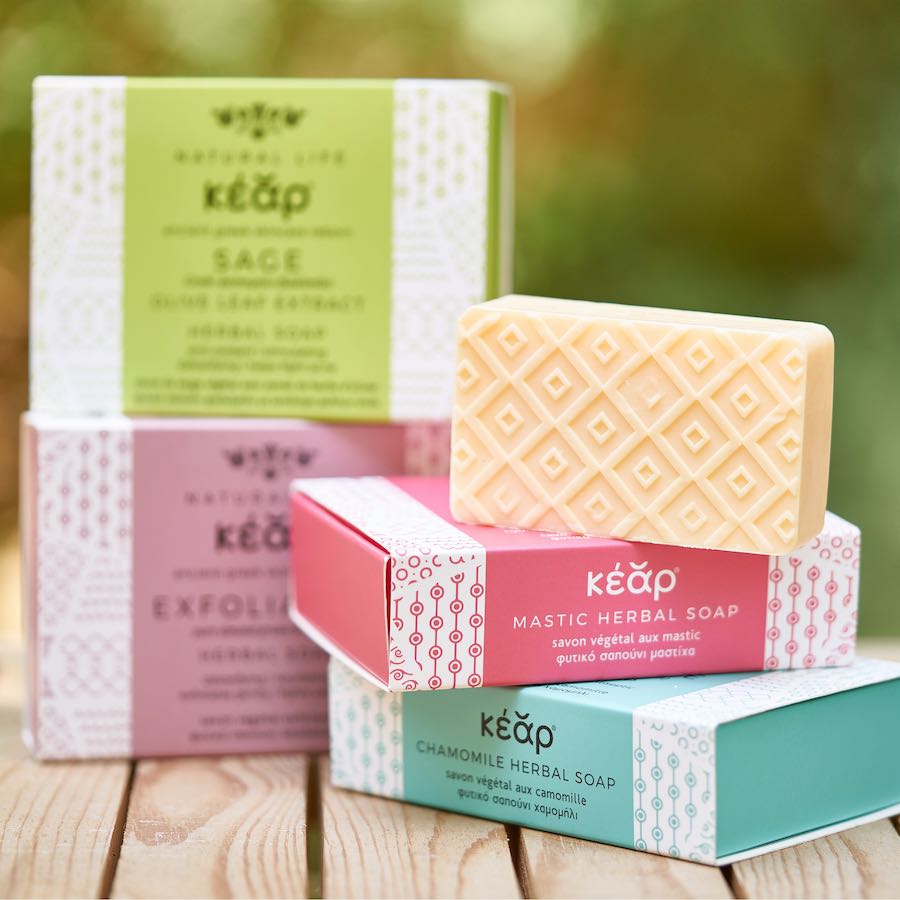 Kear Chamomile Herbal Soap Pack of Two for Gentle Cleanse