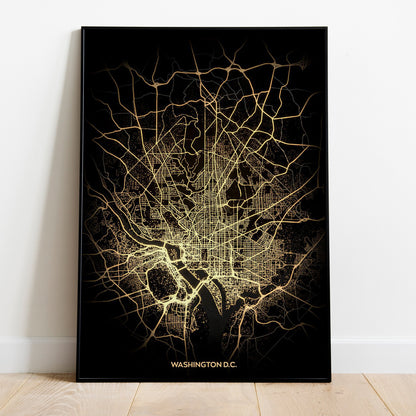 Washington Dc Poster Printed on Quality Satin Paper