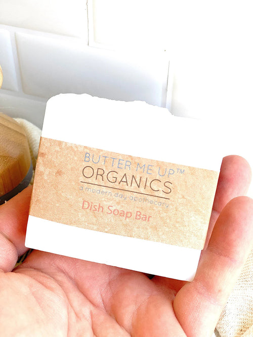 Organic Solid Dish Soap Bar - Eco-Friendly & Safe