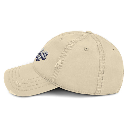 Korea -  Texas cowboys Distressed Dad Hat  - StyleMZ