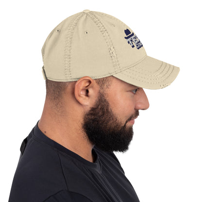 Korea -  Texas cowboys Distressed Dad Hat  - StyleMZ