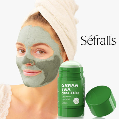 7 Pcs Green Tea Mask Stick for Face, 10 Minutes Blackhead Remover