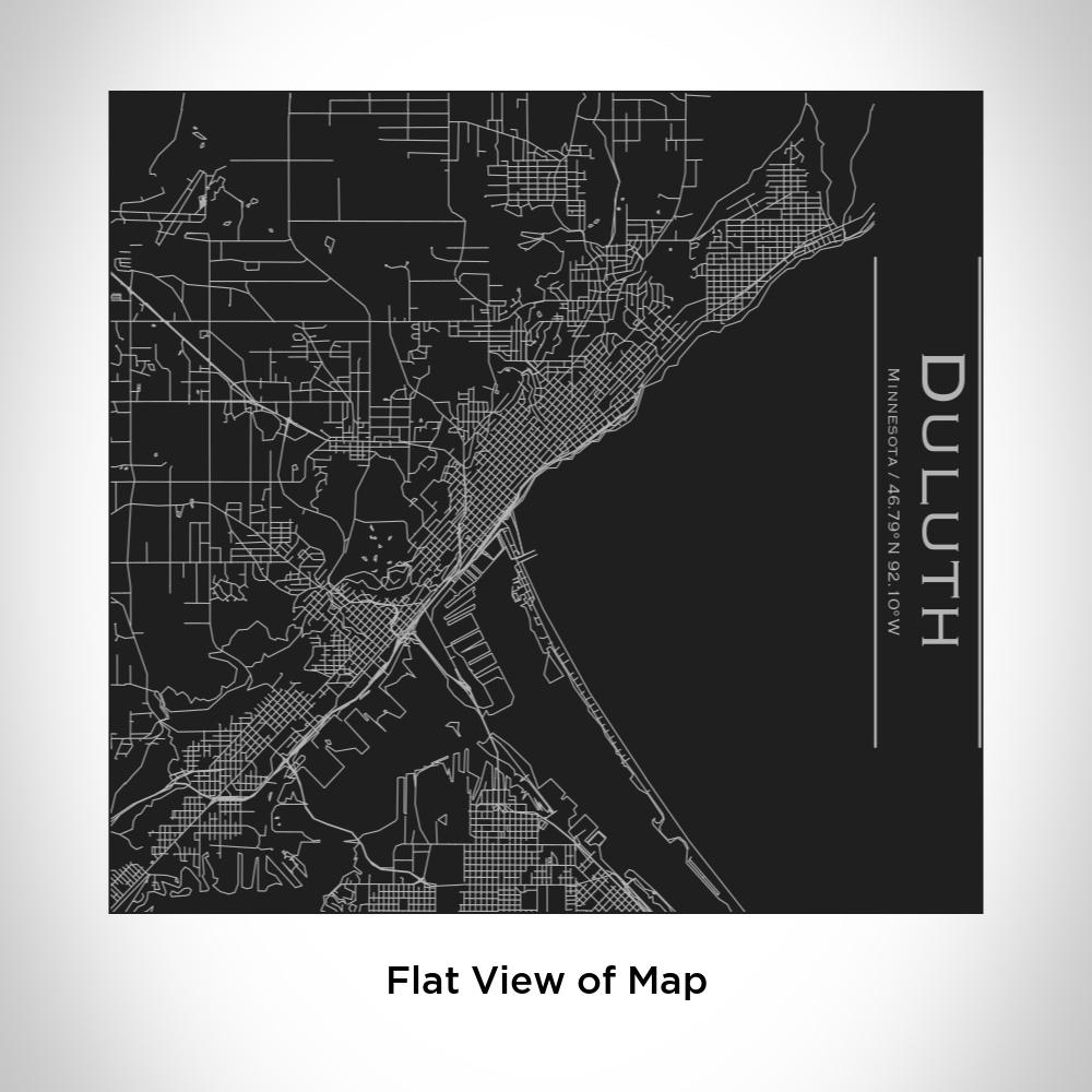 Duluth - Minnesota Map Tumbler in Matte Black - Stylemz