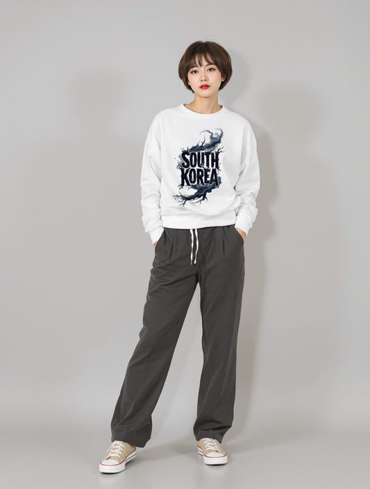 South Korea Unisex Ultra Cotton Long Sleeve Tee - StyleMZ - Stylemz