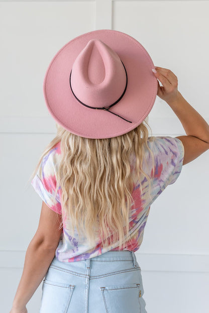 Wide Brim Felt Hat - Stylemz