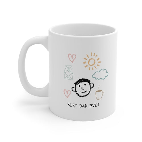 Funny Best Dad Ever Coffee Tea Mug - Stylemz