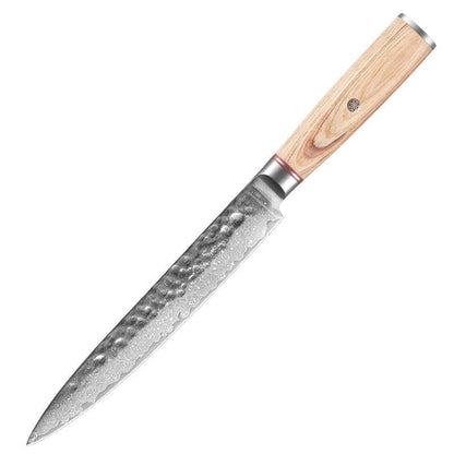 Damascus Steel Hand Kitchen Knife - Premium Quality Blade