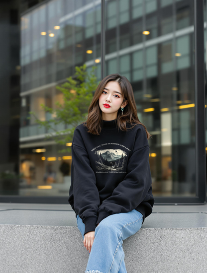 Not All Who Wander Are Lost Unisex Heavy Blend™ Crewneck Sweatshirt - StyleMZ