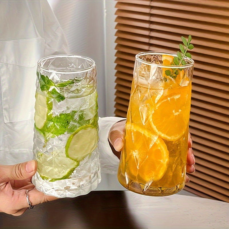 2pcs Multifunctional Glass Drinking Cups Lead-free Insulation