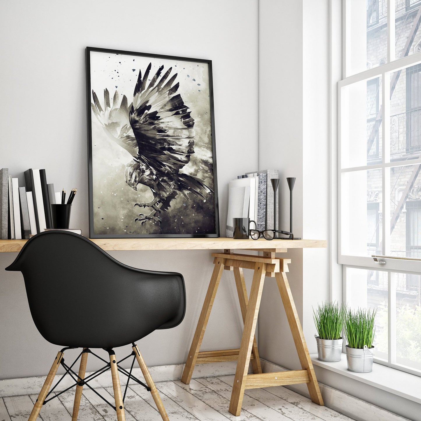 Eagle Poster Print on Quality Satin Paper Made in USA