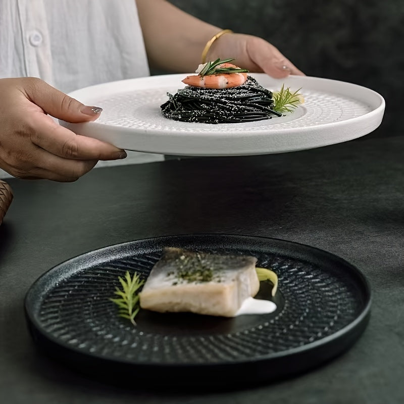 Japanese Inspired Ceramic Dinner Plate Perfect for Any Meal