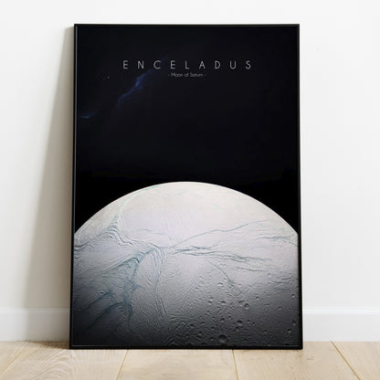 Enceladus Art Print on Quality Satin Paper, USA Made