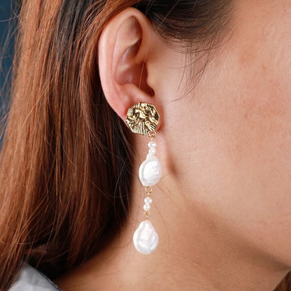 Evelyn Pearl Drop Earring - Stylemz