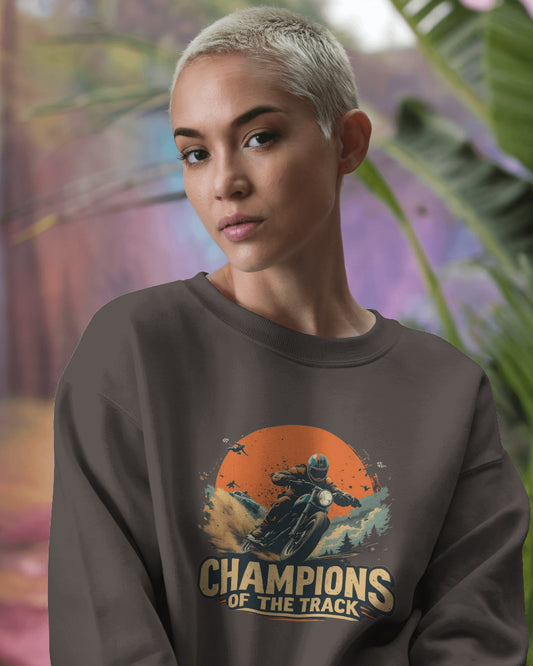 Long-sleeve - Champions Of The Track Unisex Sweatshirt - StyleMZ