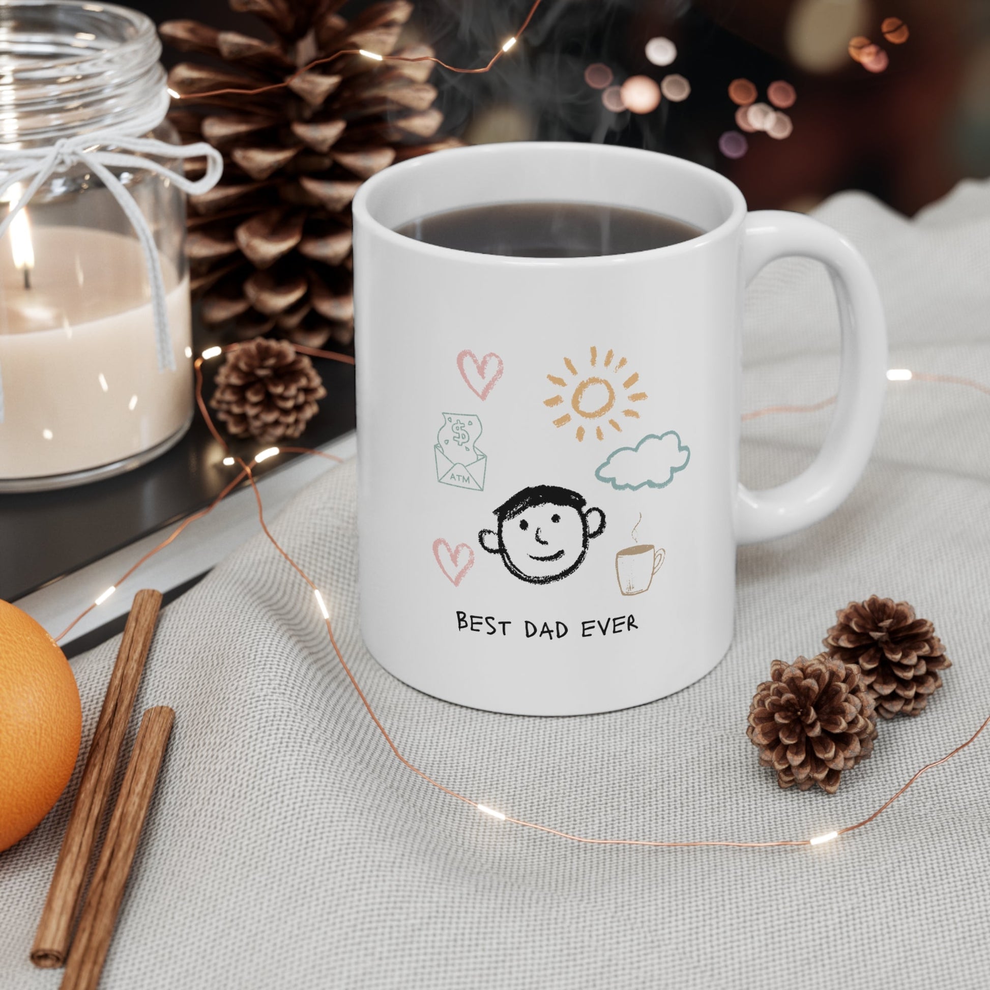 Funny Best Dad Ever Coffee Tea Mug - Stylemz